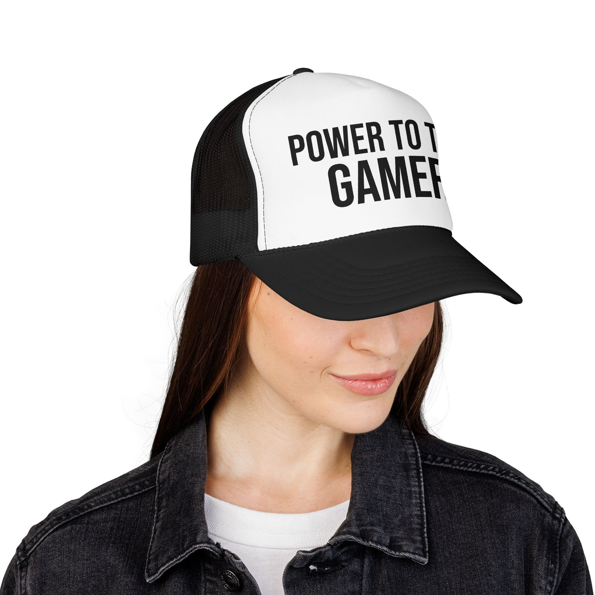 Power to the Gamer Foam Mesh Trucker Hat