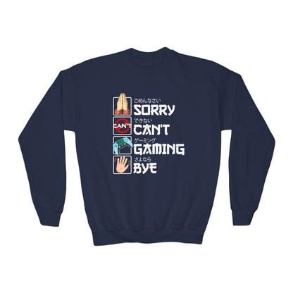Sorry. Can't. Gaming. Bye. (Anime Version)