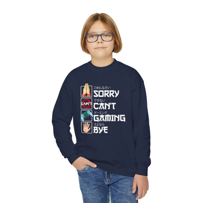 Sorry. Can't. Gaming. Bye. (Anime Version)