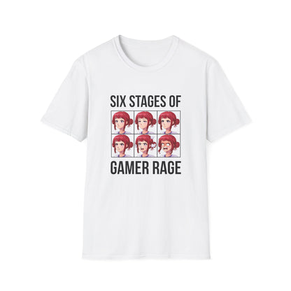 Six Stages of Gamer Rage (Female Version)