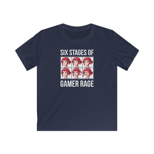 Six Stages of Gamer Rage (Female Version)