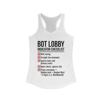Bot Lobby Indicator Checklist