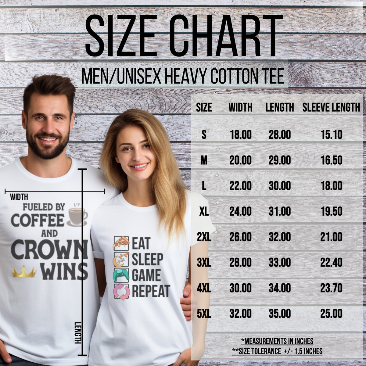 Men/Unisex Heavy Cotton Tee