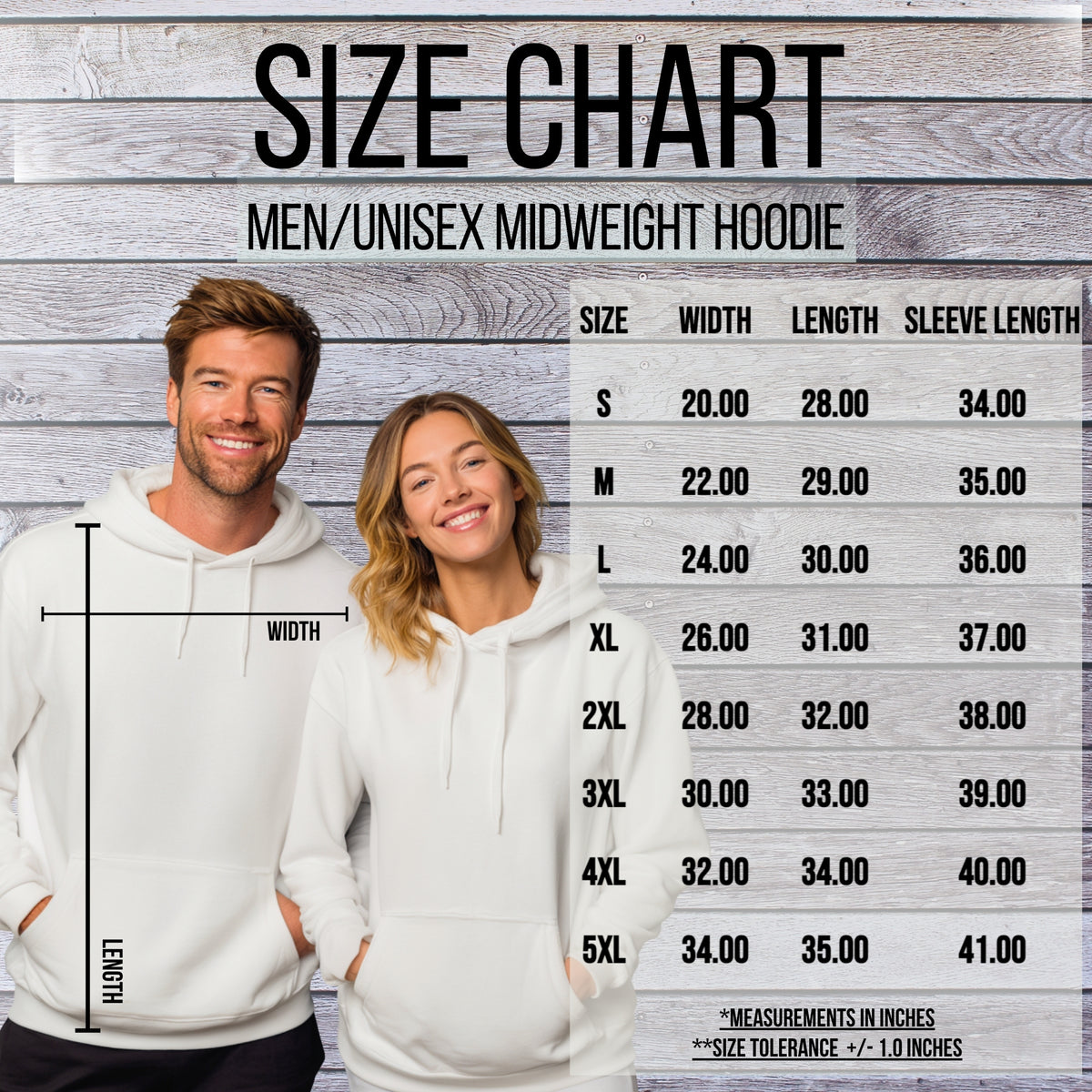 Men/Unisex Midweight Hoodie